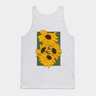 Yellow Daisy's Flower, T-shirt Tank Top